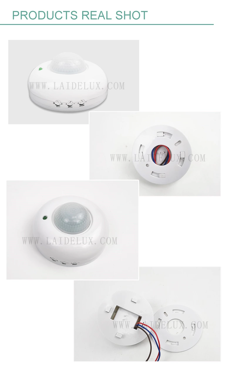 3 Button Adjustable Pir Motion Sensor Switch