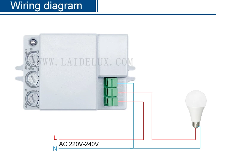 Mini 5.8ghz Microwave Radar Sensor