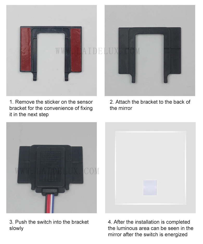 Bathroom Mirror Touch Sensor Switch