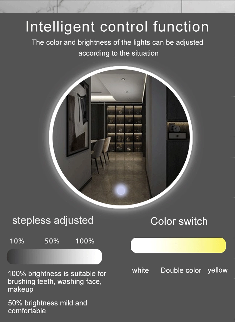 Bathroom Mirror Touch Sensor Switch