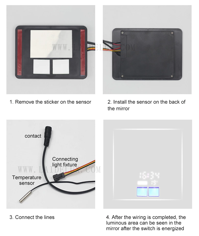 Bathroom Mirror Touch Switch