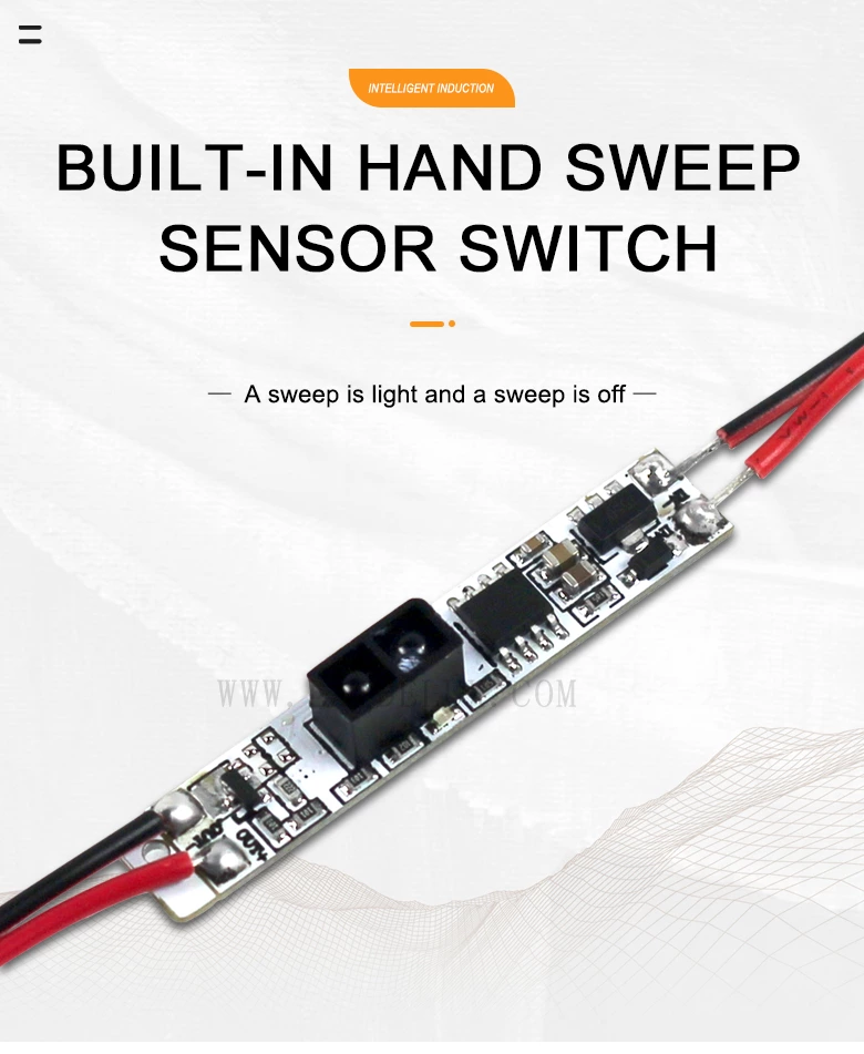 Built-in Hand Sweep Sensor Switch