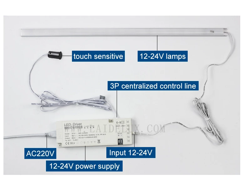 Centralized Touch Kitchen Cabinet Switch