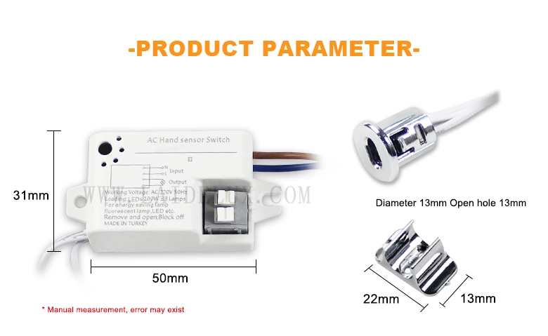 Detachable Dual Gated Induction Switch