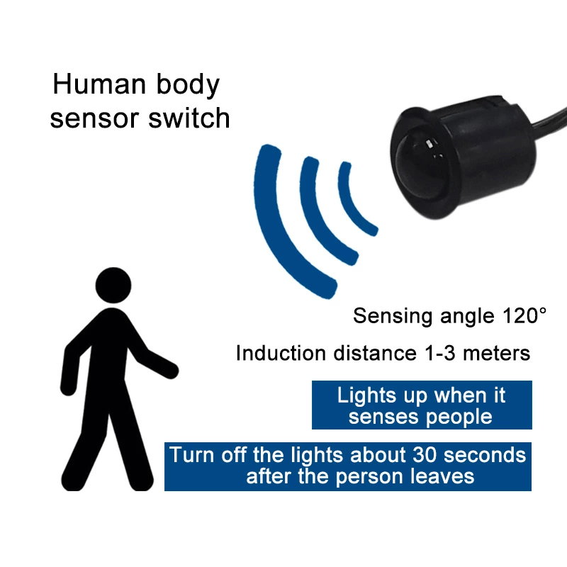 Human Infrared Dual Sensor Switch