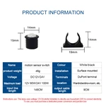 Human Body Infrared Sensor Switch（blcak）