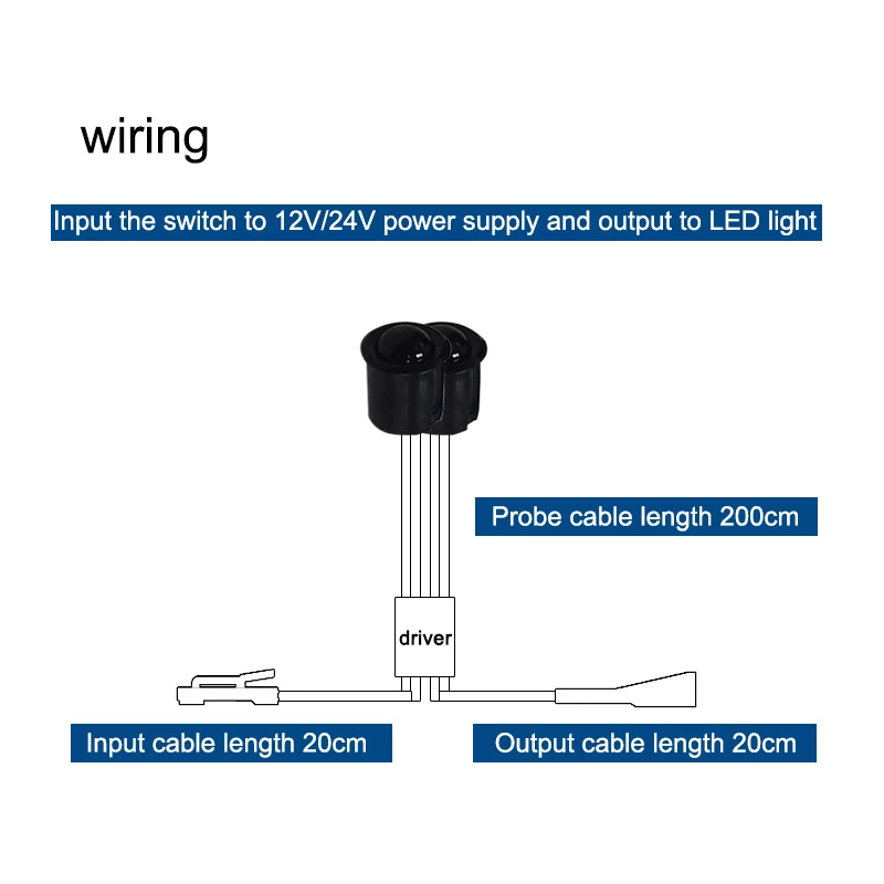 Human Infrared Dual Sensor Switch