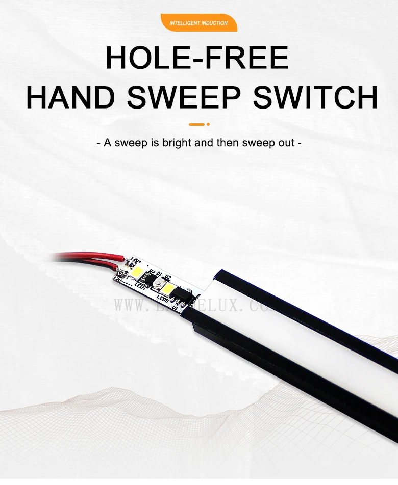 Hole-free Hand Sweep Switch