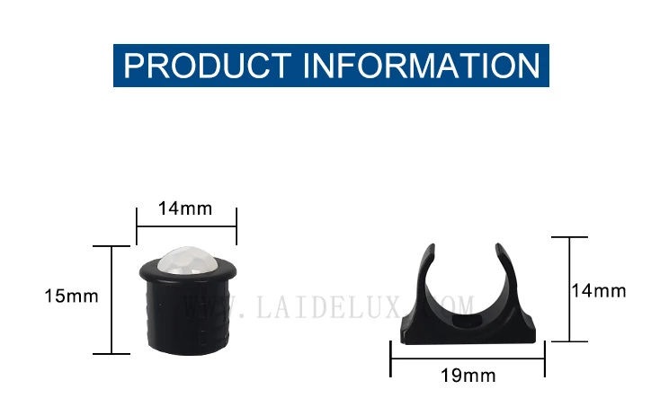 Human Body Infrared Sensor Switch（blcak）