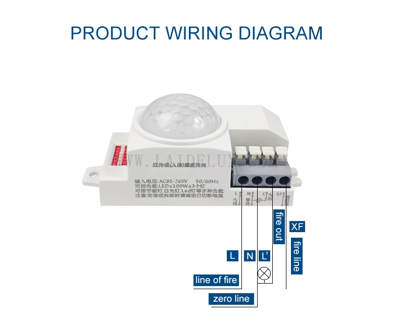 Infrared sensor switch