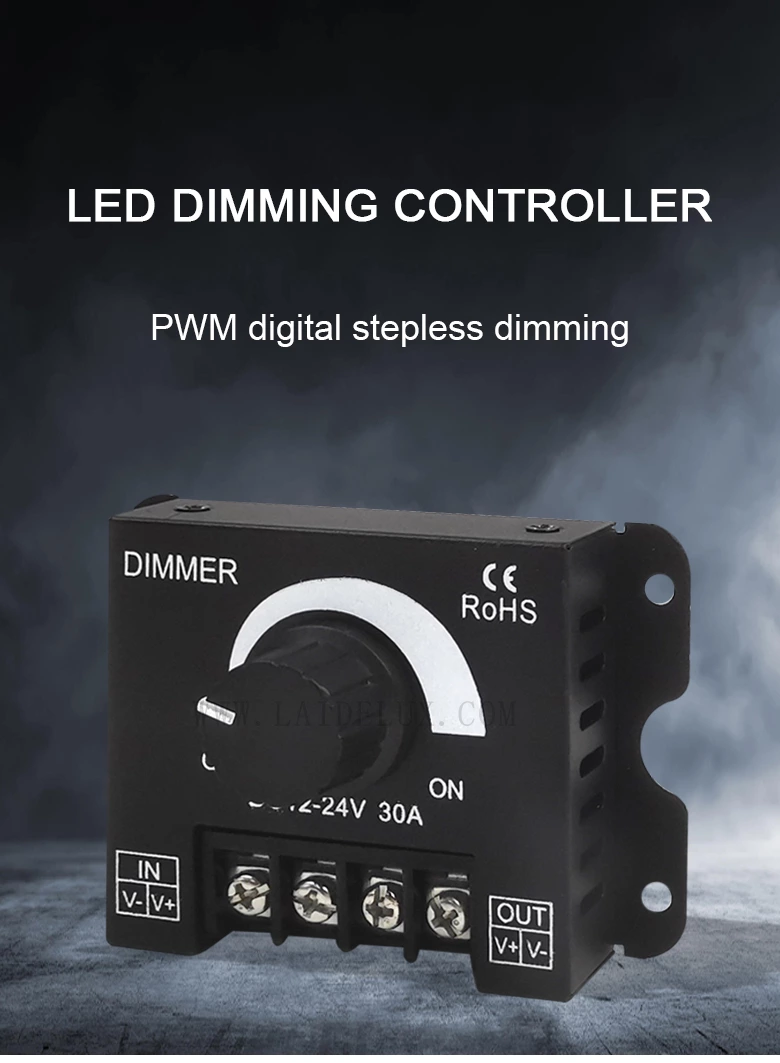 Led Dimming Controller(PWM digital stepless dimming)