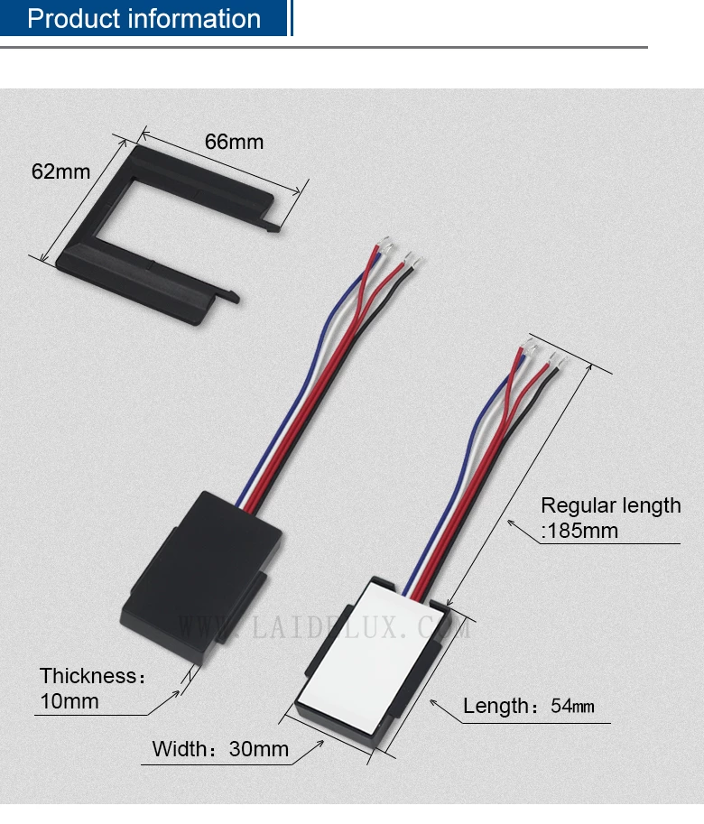 Low Voltage Touch Control Switch