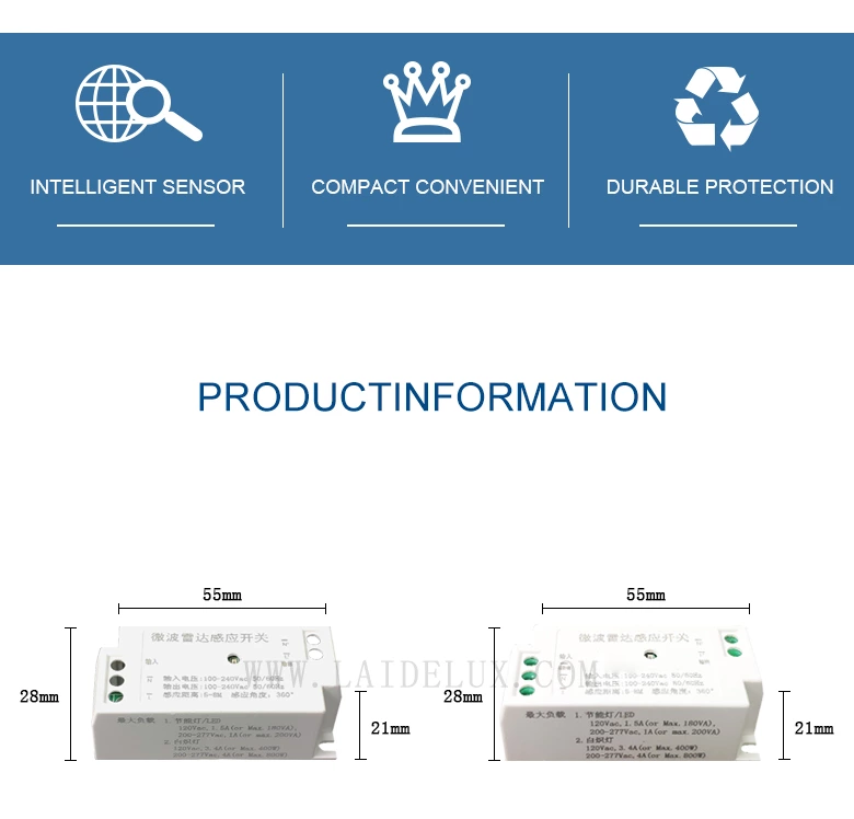 Microwave Radar Sensor Switch