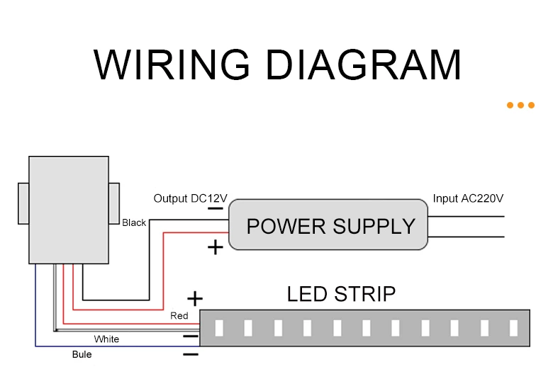 Mirror Touch Sensor Switch（5A）