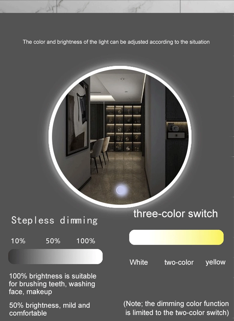 Mirror Touch Sensor Switch