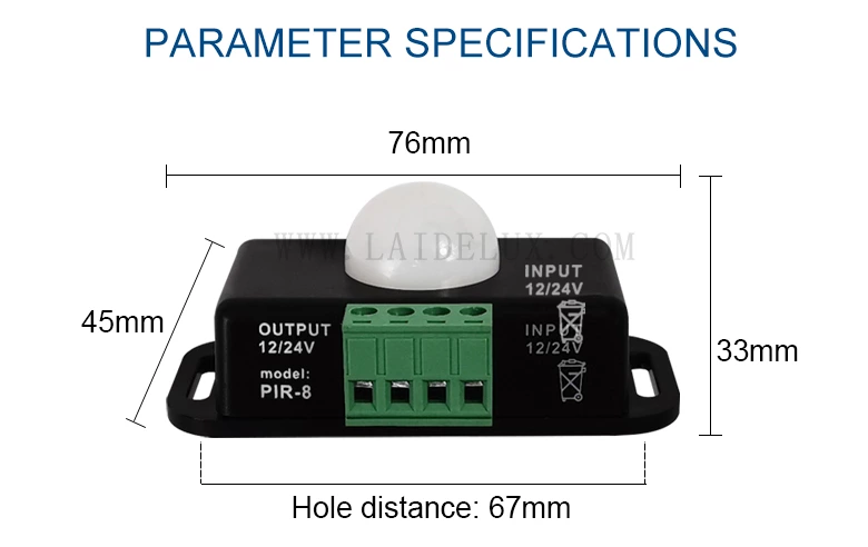 Pir Motion Sensor Switch（Low voltage ）