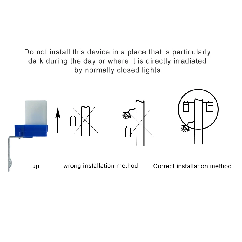 Street Light Control Sensor Switch