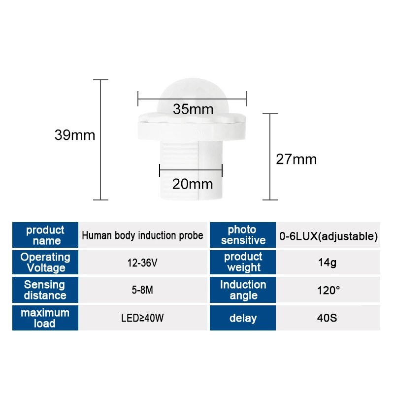 Mini Small Human Body Sensor Switch