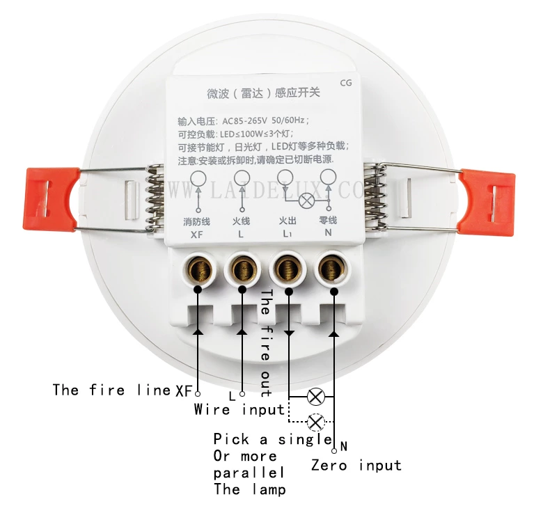 Radar Sensor Switch Can Be Dimmed