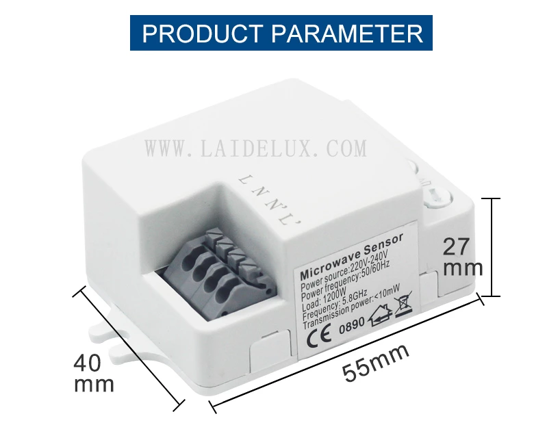 Radar Sensor Switch Is Adjustable