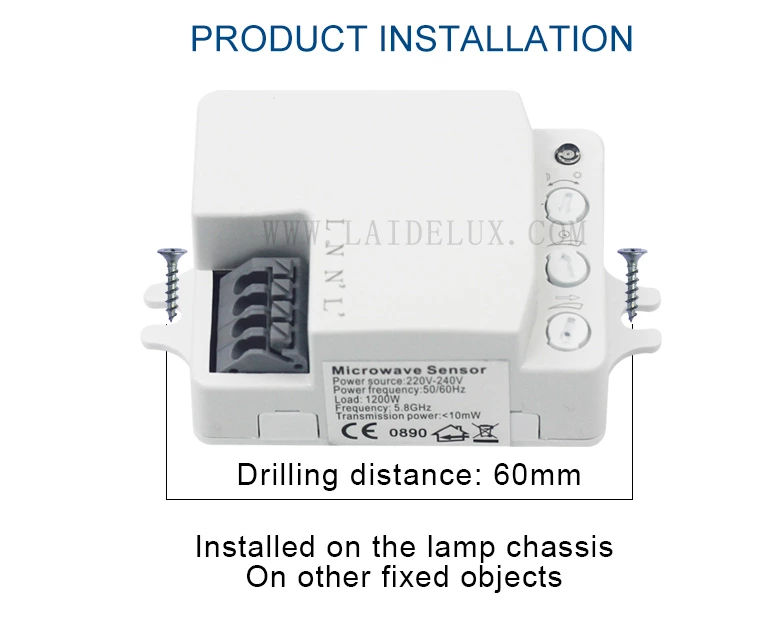 Radar Sensor Switch Is Adjustable