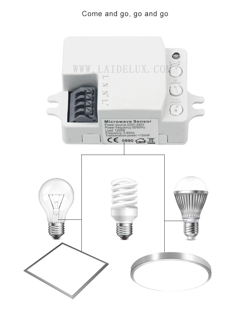 Radar Sensor Switch Is Adjustable