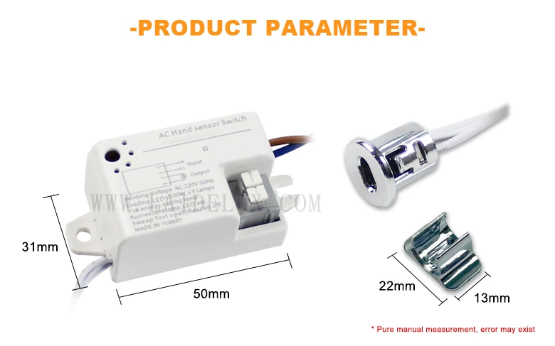 Removable Hand Sweep  Sensor Switch