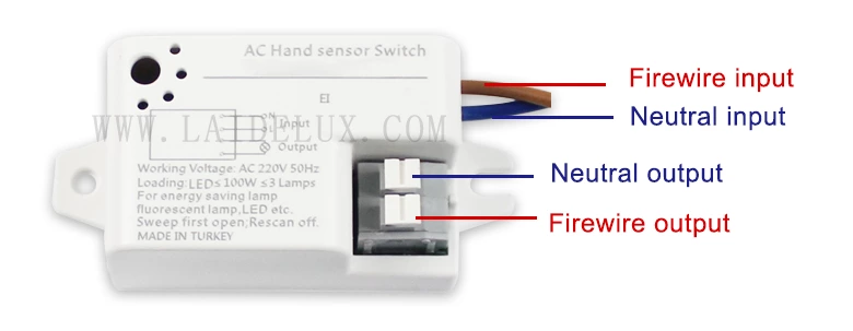 Removable Hand Sweep  Sensor Switch