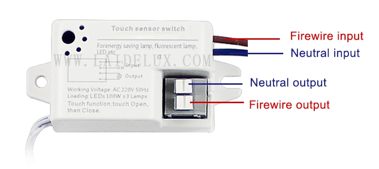 Removable Touch Sensor Switch