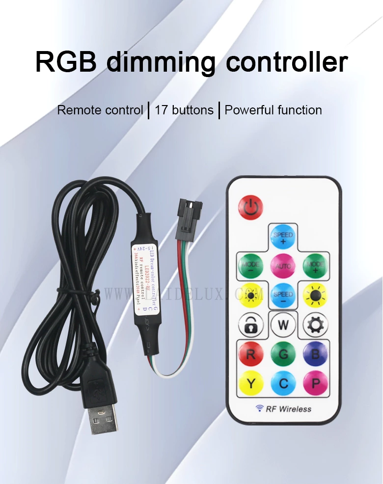 17 keys RGB Dimming Controller