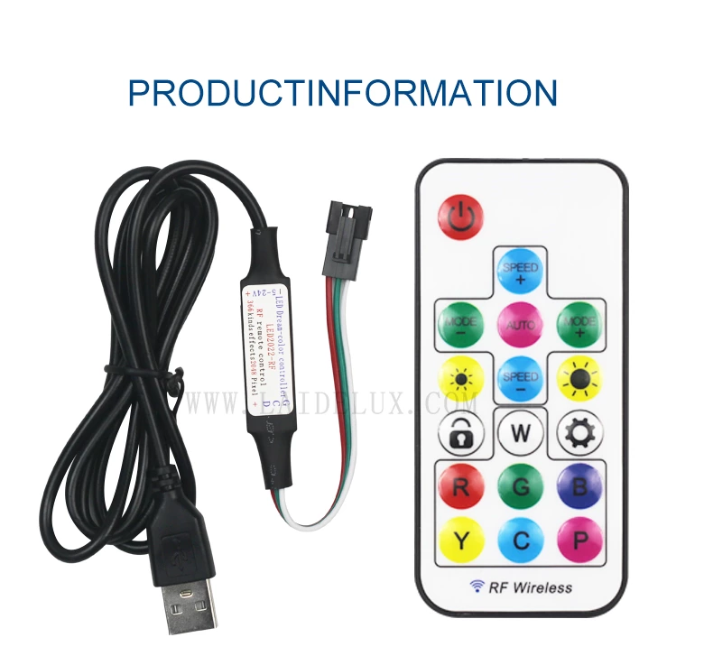 17 keys RGB Dimming Controller