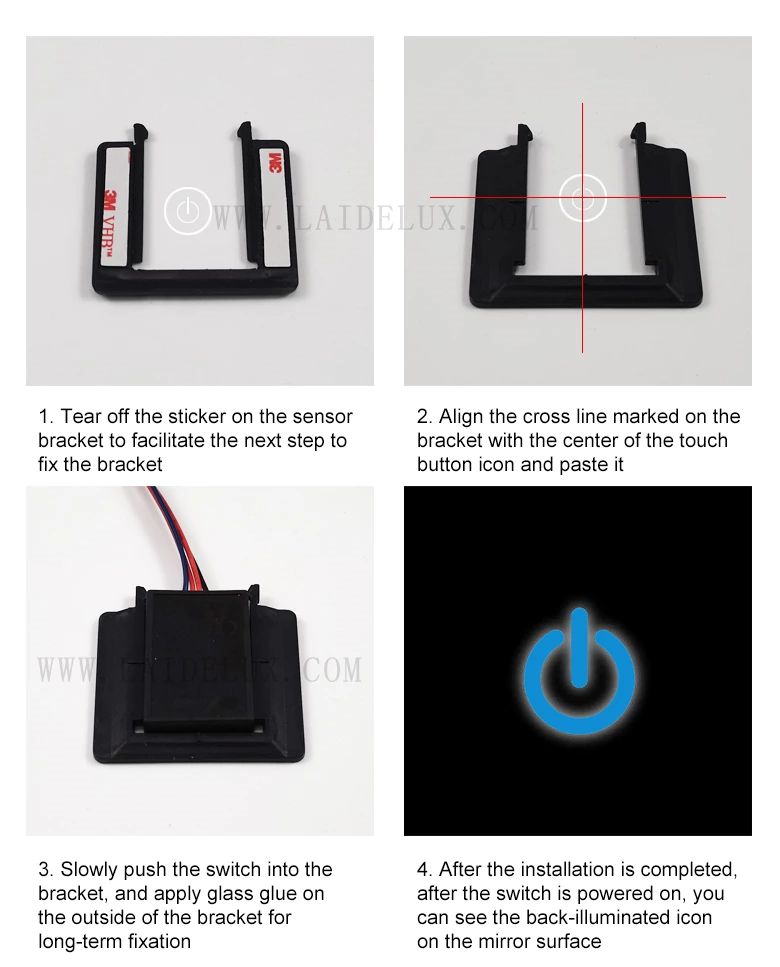 Smart Touch Mirror Light Switch