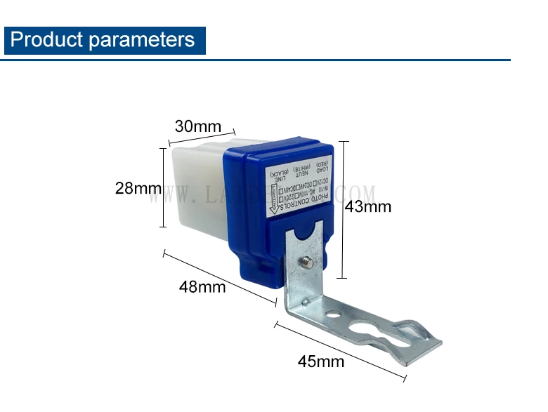 Street Light Control Sensor Switch