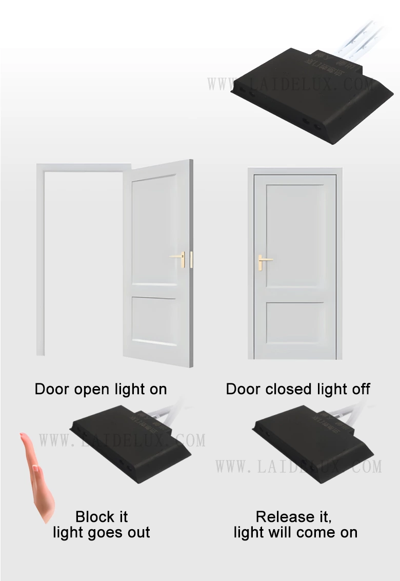 Ultra-thin Double Door Sensor Switch