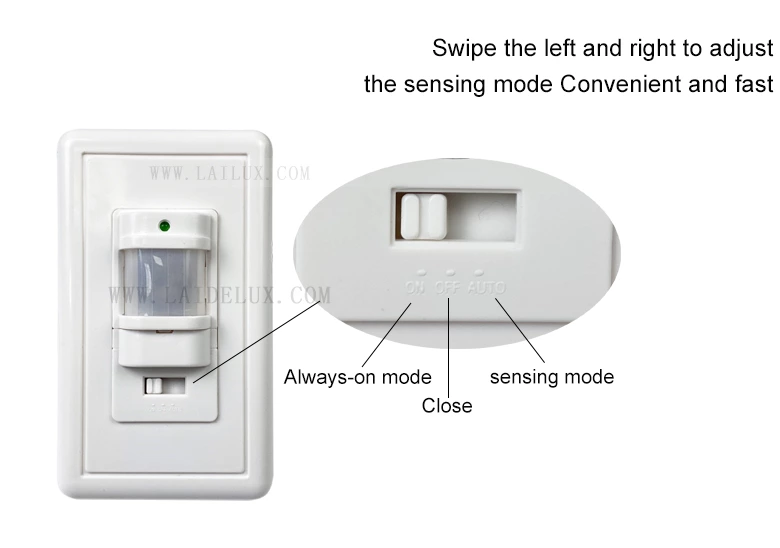 Wall-mounted Human Body Sensor Switch