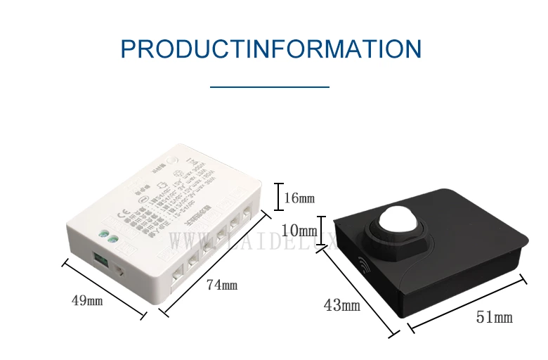 Wireless Body Sensor Switch