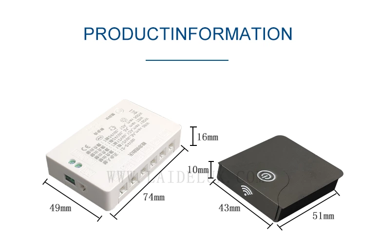 Wireless Touch Sensor Switch