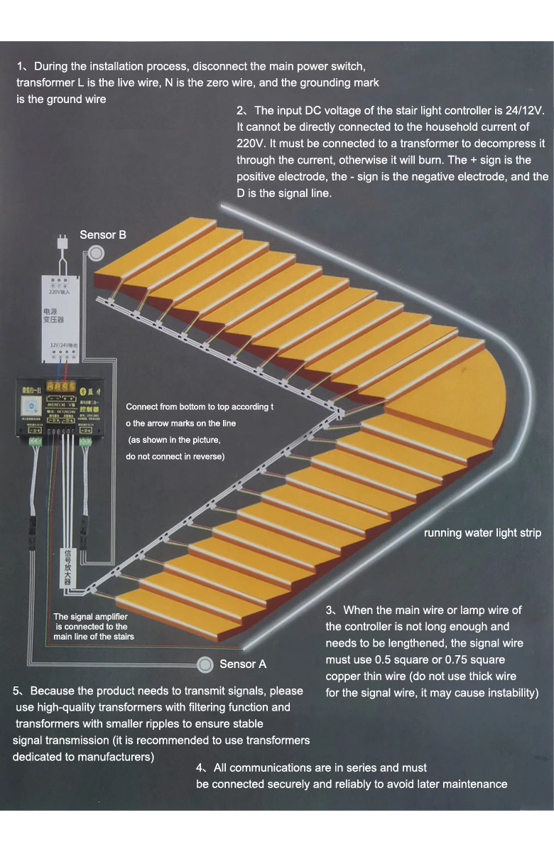 Bluetooth Stair Light Controller