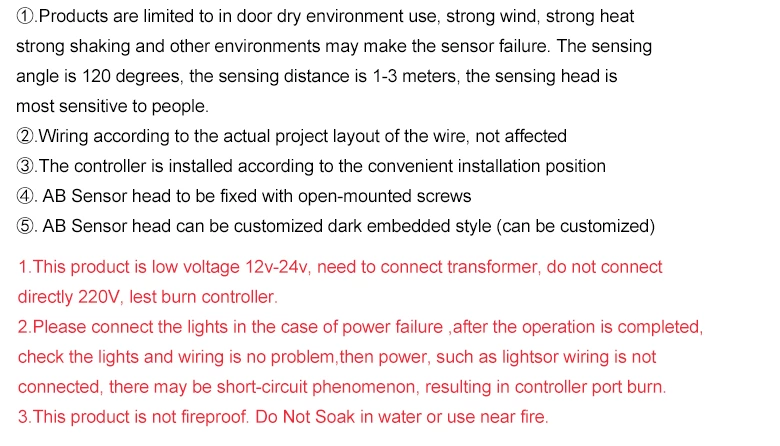 PIR Bluetooth Stair Light Controller