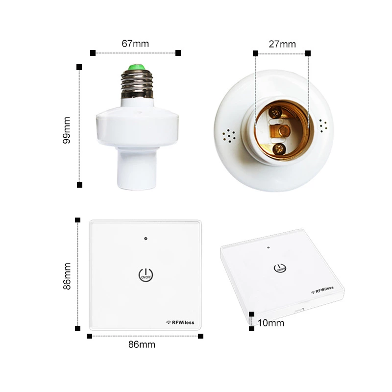 Wireless Touch Lamp Socket