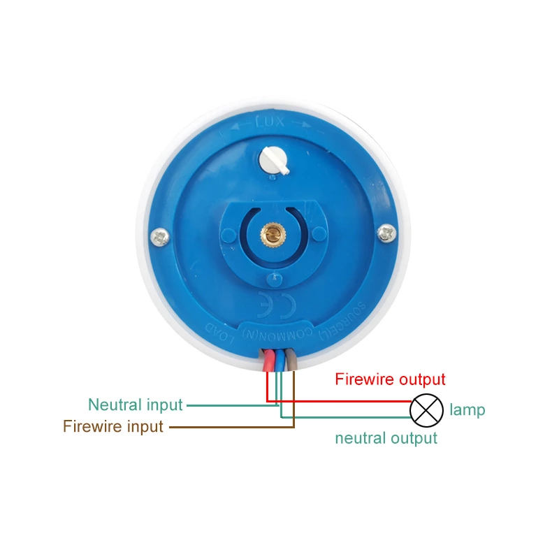 Cylindrical Light Control Sensor Switch