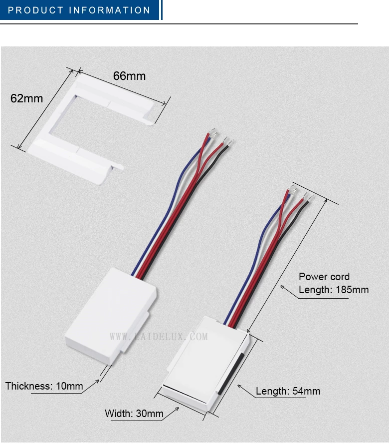 Mirror Touch  Sensing Switch