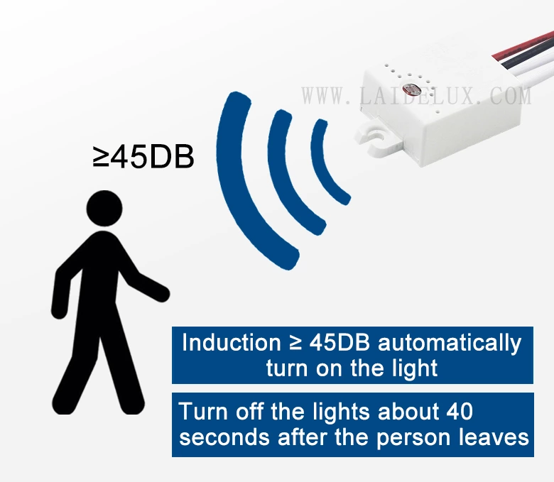 Sound And Light Control  Sensor Switch