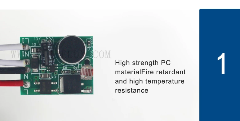 Sound And Light Control  Sensor Switch