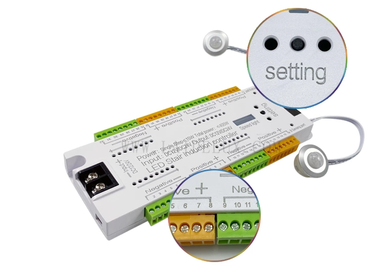 PIR motion Stair Light Controller