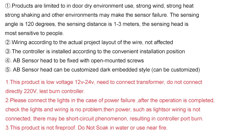 PIR motion Stair Light Controller