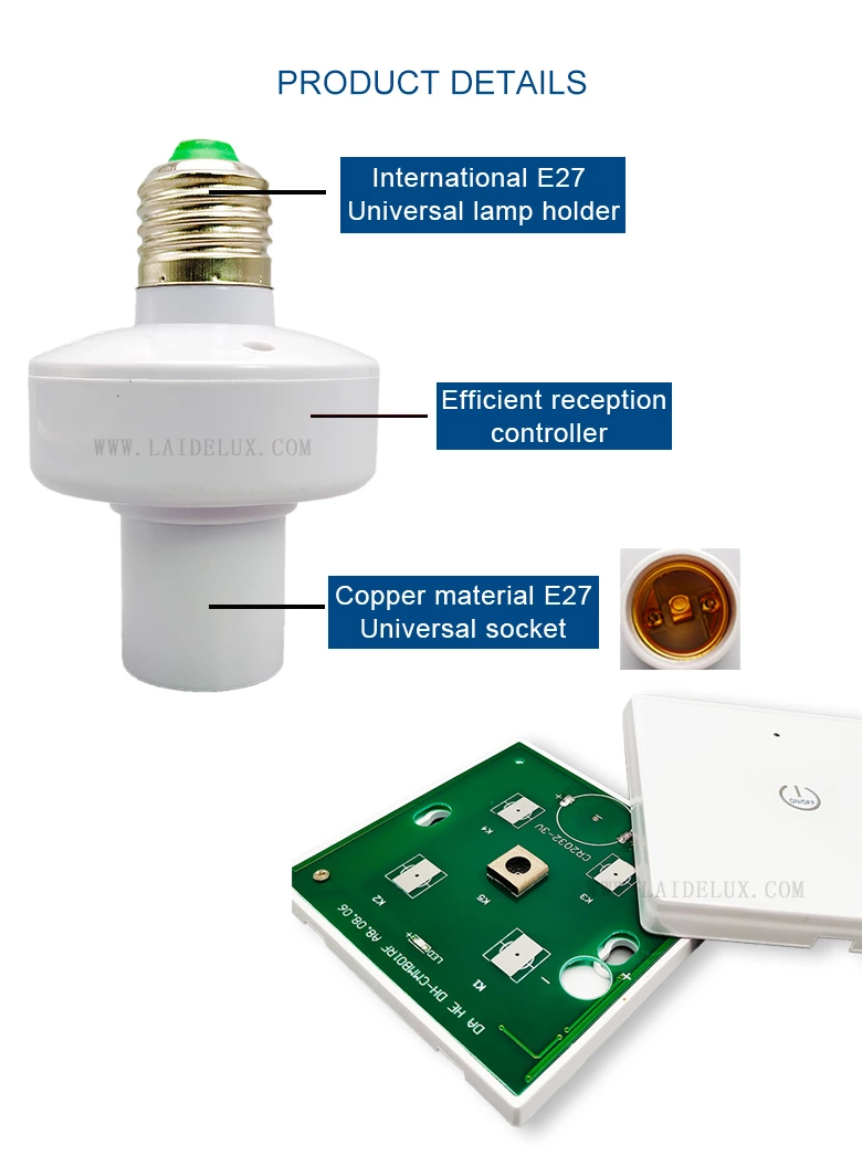 Wireless Touch Lamp Socket