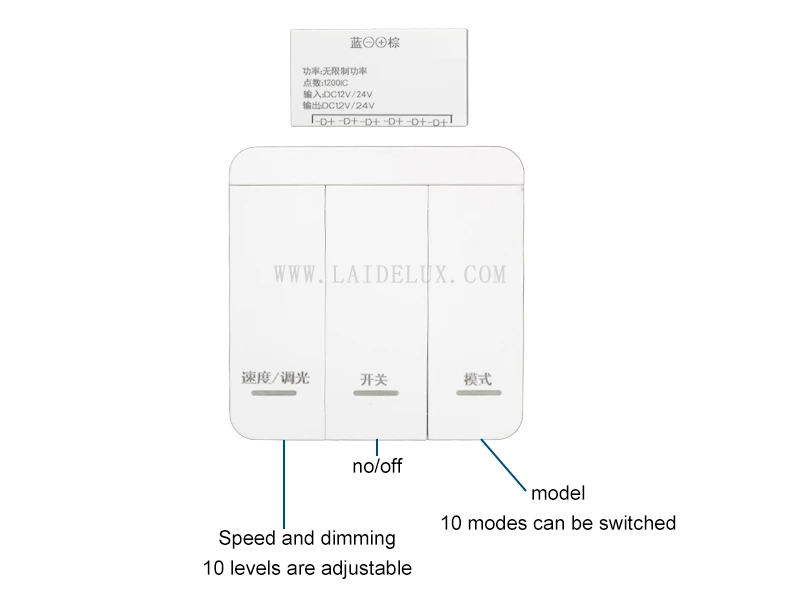 DC12-24V Running Horse Light Controller