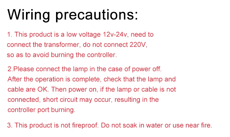 DC12-24V Running Horse Light Controller