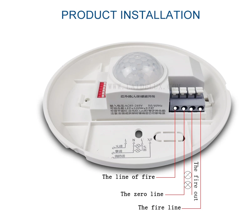 AC110V 220V Human Body Sensor Switch